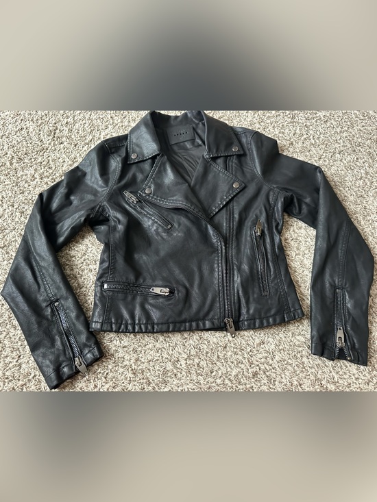 Blank NYC Jackets & Blazers - Blank NYC Black Faux Leather Moto Jacket